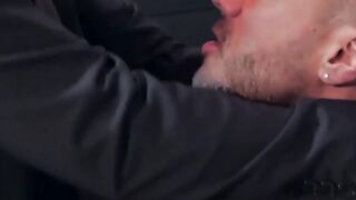 Guys in suits taking each others ass apart during gay sex