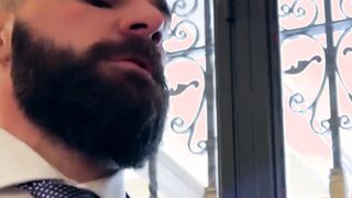 Businessmen take off their suits so they can have hot sex