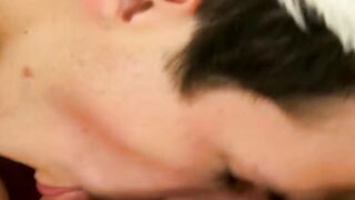 Young men have ass banging group sex during Christmas eve