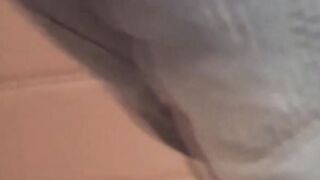 Subjugation Japanese darling cannot hold it and piss down her legs