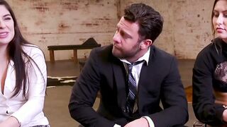 Dude anal fucks stepsis and mistress in bdsm roleplay