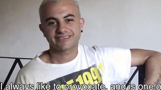 Latino fucked doggystyle bareback before POV cumshot