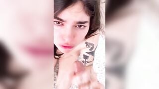 Beautiful Teen Deepthroat Blowjob Exposed