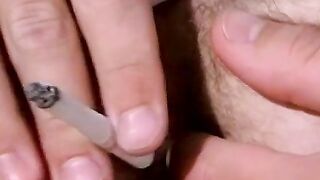 Chronic tobacco user Devon take pride in his huge cock