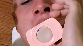 Chronic tobacco user Devon take pride in his huge cock
