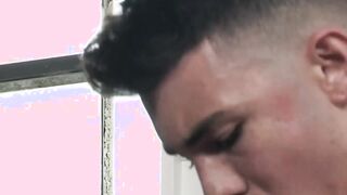 Buddy gets his dick sucked by stepbrother and he groans clearly