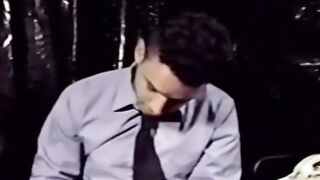 Midnight gay cums after butt hole boring in exemplary video