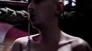 Young fellow compelled to submit to his lord in exemplary video
