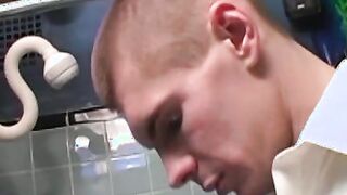Teenage homo wanks off while dreaming of riding cock
