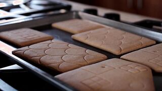Inked twink gets his ass barebacked after making cookies