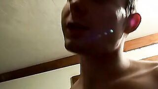 Three young straighties are masturbating and recording
