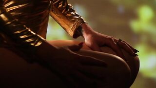 Beautiful blonde masturbating in a passionate and hot solo