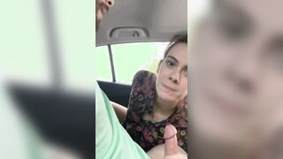 Teen Couple Public Car Blowjob
