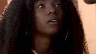 Agent fucks black social media star in bondage