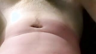 Good looking dude strips and starts playing with his rod