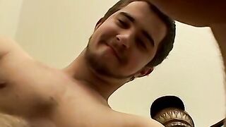 Potter is an amateur guy who vigorously strokes his cock