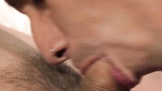 Horny Latino teen Alejo Smith ass drilled by tattooed hunk