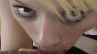 Hot UK girl Holli Ronson POV deepthroating at fake audition