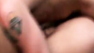 Passionate young gay couple suck each others cock in a car
