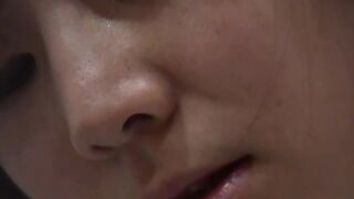 Japanese business lady fingers herself on hidden camera