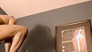 Kinky bottom bitch loves jerking off his stiff schlong