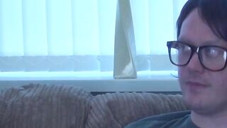 Blonde English MILF Alisha Rydes gives ball licking blowjob