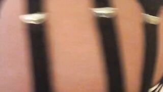 Busty English babe hot solo masturbation in sexy lingerie