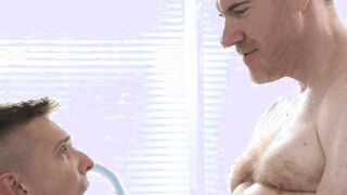 DILF horny naked dude bareback Teen Gay on the bed