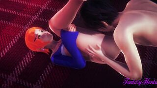 Ben 10 Anime 3D - Gwen have Sex and have an orgasm