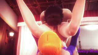 Ben 10 Anime 3D - Gwen have Sex and have an orgasm