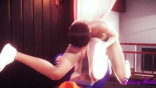 Ben 10 Anime 3D - Gwen have Sex and have an orgasm