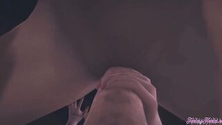 Attack on Titans Anime 3D - point of view Sasha blows and gets screwed inside an alley - Hentai Manga Japanese Porn