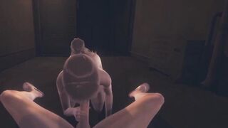 Attack on Titans Anime 3D - point of view Sasha blows and gets screwed inside an alley - Hentai Manga Japanese Porn