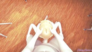 Bleach Anime 3D - pov Orihime Banged! her titties, her mouth and her snatch