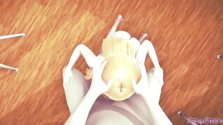 Bleach Anime 3D - pov Orihime Banged! her titties, her mouth and her snatch