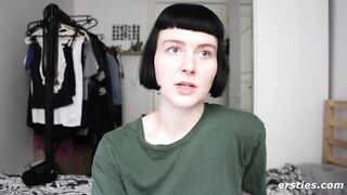 French Delphine shows us her beautiful melons