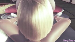 Attack on titans Anime 3D - pov Annie Oral Sex and Banged! inside a tatami
