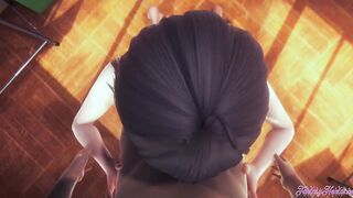 Boruto Naruto Animated 3D - pov Himawari Bj and Plowed - Animated Manga Porn