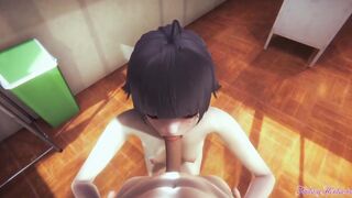 Boruto Naruto Animated 3D - pov Himawari Bj and Plowed - Animated Manga Porn
