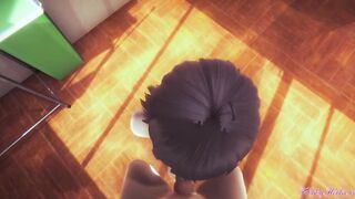 Boruto Naruto Animated 3D - pov Himawari Bj and Plowed - Animated Manga Porn