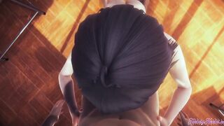 Boruto Naruto Animated 3D - pov Himawari Bj and Plowed - Animated Manga Porn