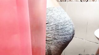 My Step-Daughter Cleaning the Toilet Very Rich - My Stepfather Spies on Me When I'm Home Alone