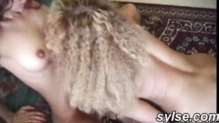 Young arab 19 yo trying dyke sex