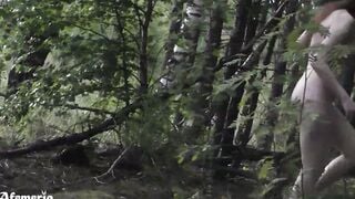 Lusty Gf Loves To Walk Nude Into The Woods