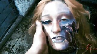 I captured a zombie to pounded her