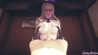 Genshin Impact Cartoon 3D - point of view Lisa boobjob suck and plowed - Japanese manga hentai game porn