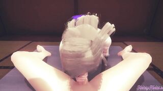 Genshin Impact Cartoon 3D - point of view Lisa boobjob suck and plowed - Japanese manga hentai game porn