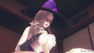 Genshin Impact Cartoon 3D - point of view Lisa boobjob suck and plowed - Japanese manga hentai game porn