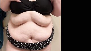 ssbbw shows off into bikini