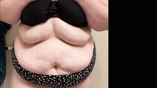 ssbbw shows off into bikini